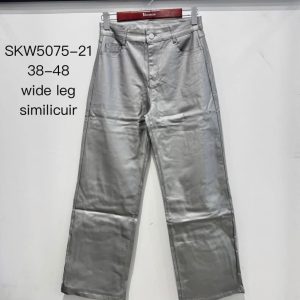 pantalon simili large