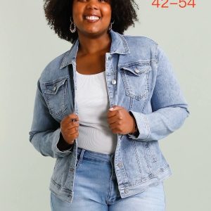 veste en jeans clair