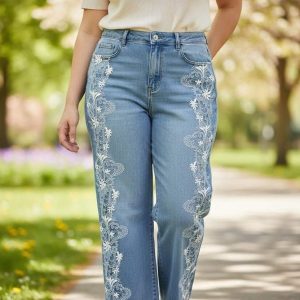 jeans dentelle