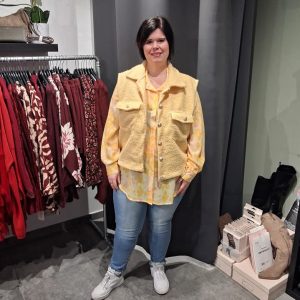 veste bouclette sans manches