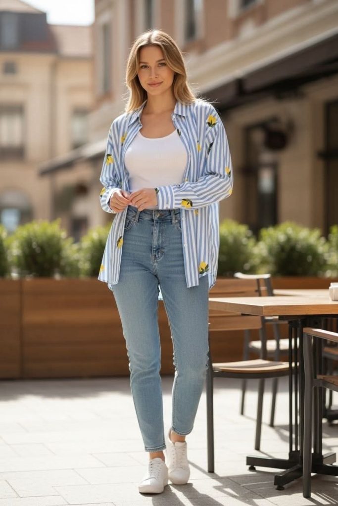 chemise citron
