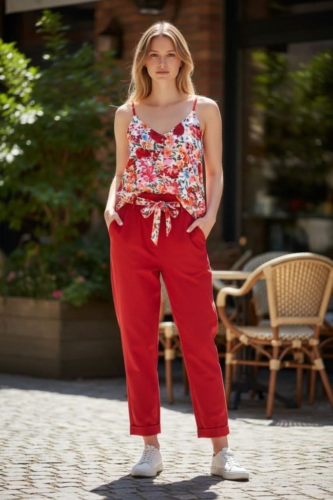 pantalon magique foulard