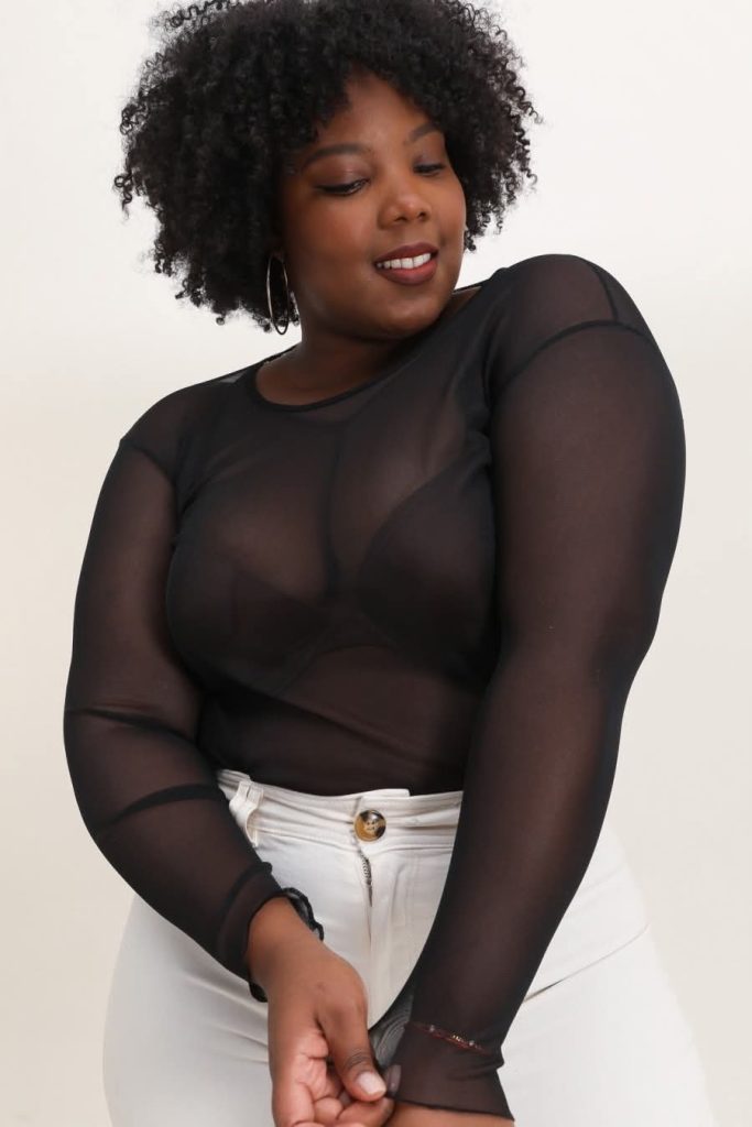blouse transparente