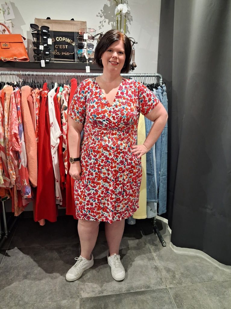 robe magique fleurie